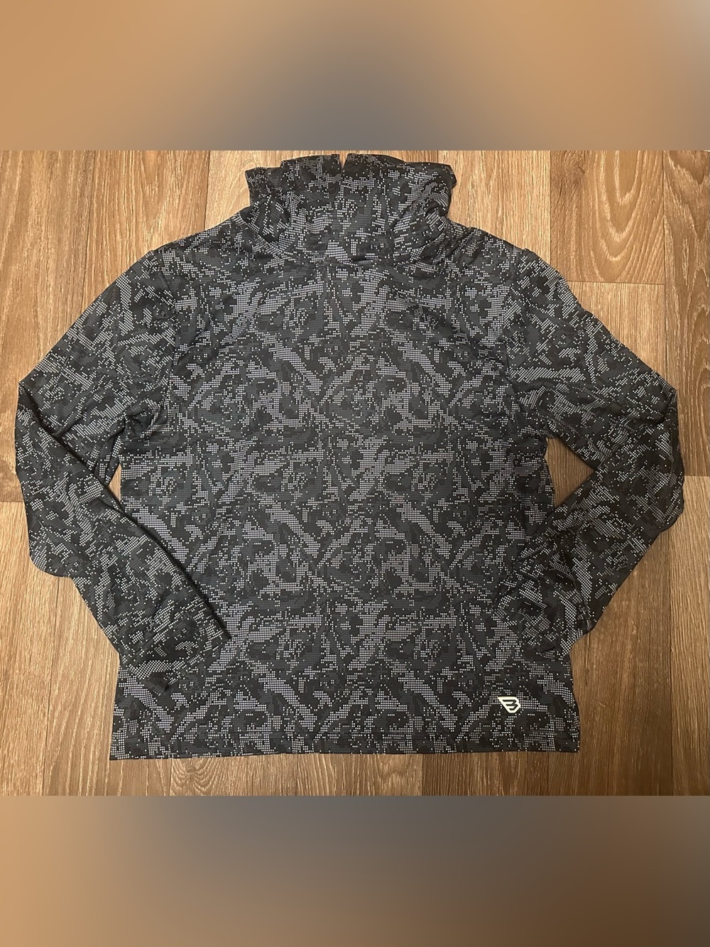 BURLEBO Youth Burlebo Performance Hoodie Digi Camo BLKK/GRY/WHT Boys XL (14/16)